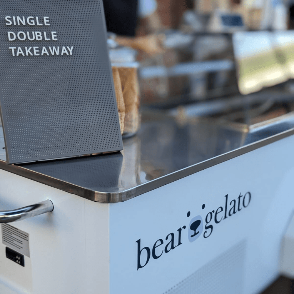 A gelato cart