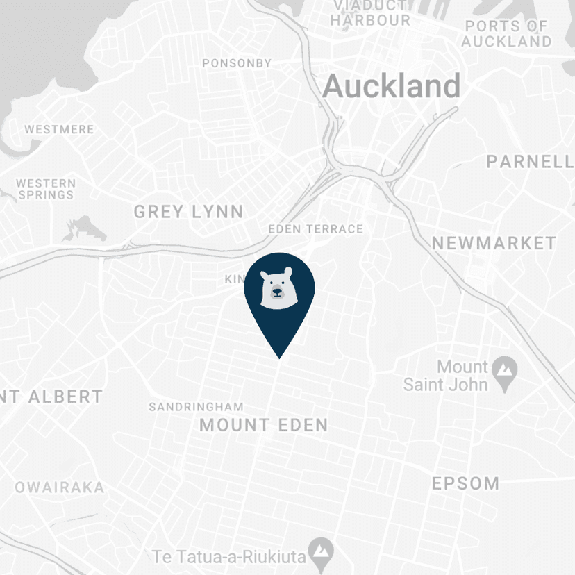 A map of our shop location